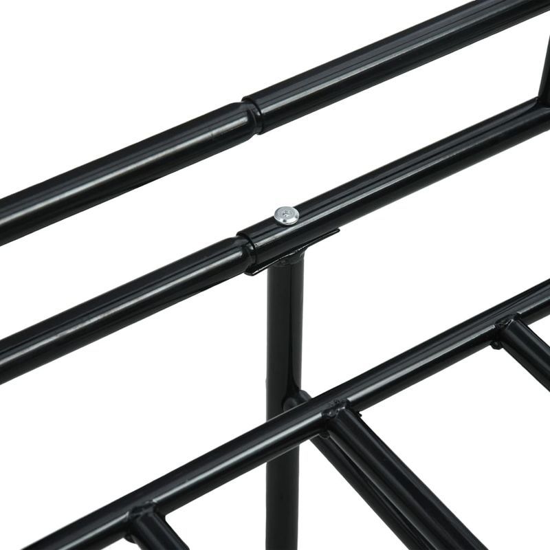 Casa si Gradina - Mobilier - Paturi si accesorii - Paturi - Cadru pat de zi, negru, 90x200 cm, metal - Infinity.ro