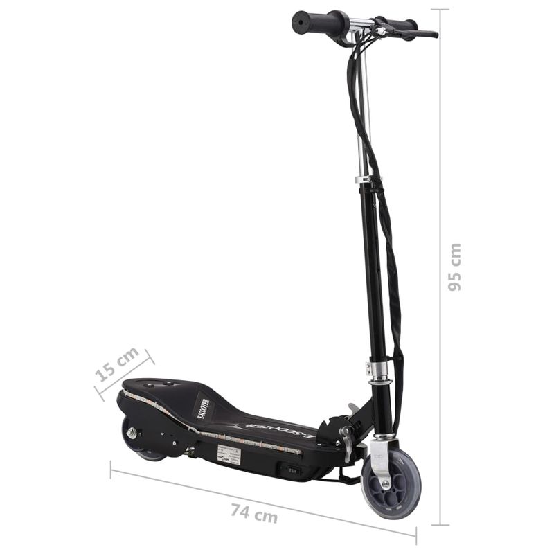 Sport si Outdoor - Role, trotinete si skateboard - Trotinete electrice - Trotineta electrica cu sa, negru, 120 W, model fără șa - Infinity.ro