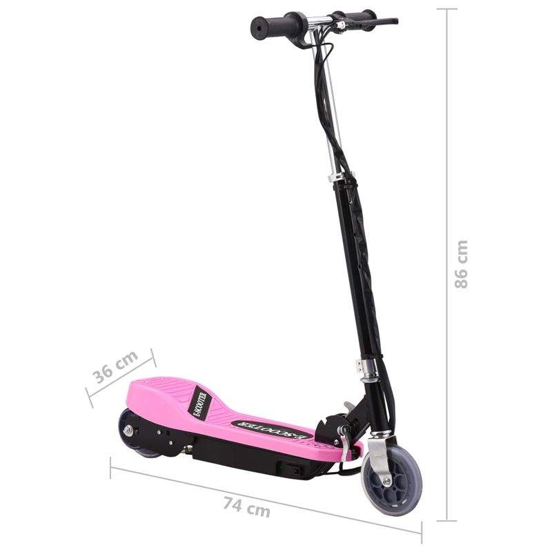Sport si Outdoor - Role, trotinete si skateboard - Trotinete electrice - Trotineta electrica, roz, 120 W - Infinity.ro