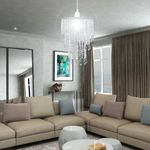 Casa si Gradina - Corpuri si surse de iluminat - Veioze si lampi - Lampadare - Candelabru cu pandantiv din cristal, 22,5 x 30,5 cm - Infinity.ro