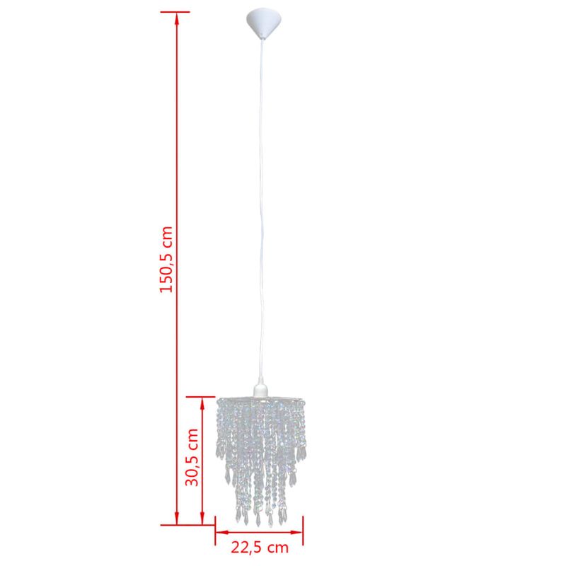 Casa si Gradina - Corpuri si surse de iluminat - Veioze si lampi - Lampadare - Candelabru cu pandantiv din cristal, 22,5 x 30,5 cm - Infinity.ro