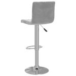 Casa si Gradina - Mobilier - Scaune si fotolii - Scaune - Scaune de bar, 2 buc., gri deschis, catifea - Infinity.ro