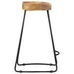 Casa si Gradina - Mobilier - Scaune si fotolii - Scaune - Scaune de bar Gavin, 2 buc., lemn masiv de mango, maro deschis, mărime 45x40x62 cm - Infinity.ro