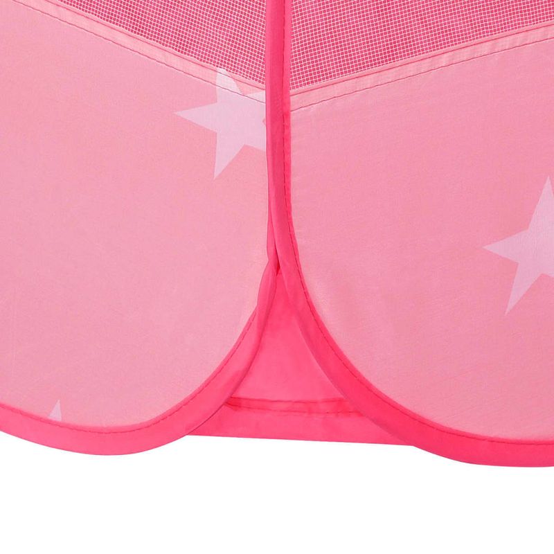 Jucarii, Copii si Bebe - Jucarii si jocuri - Jucarii de exterior - Spatii de joaca si accesorii - Cort de joaca pentru copii cu 250 bile, roz, 102x102x82 cm, multicolor 1 - Infinity.ro