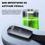 Laptop, Telefoane si Tablete - Wearables si gadgeturi - Gadgeturi - Dispozitive spionaj - Mini reportofon cu microfon ascuns, activare vocala, 16GB - S26 - Infinity.ro