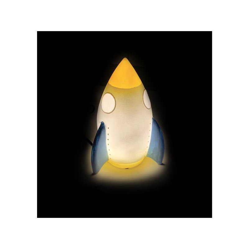 Casa si Gradina - Corpuri si surse de iluminat - Veioze si lampi - Lampi de veghe copii - Veioza Jemini 22cm Racheta - Infinity.ro