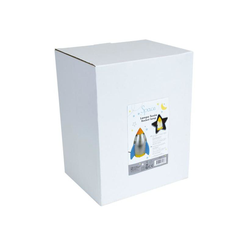 Casa si Gradina - Corpuri si surse de iluminat - Veioze si lampi - Lampi de veghe copii - Veioza Jemini 22cm Racheta - Infinity.ro