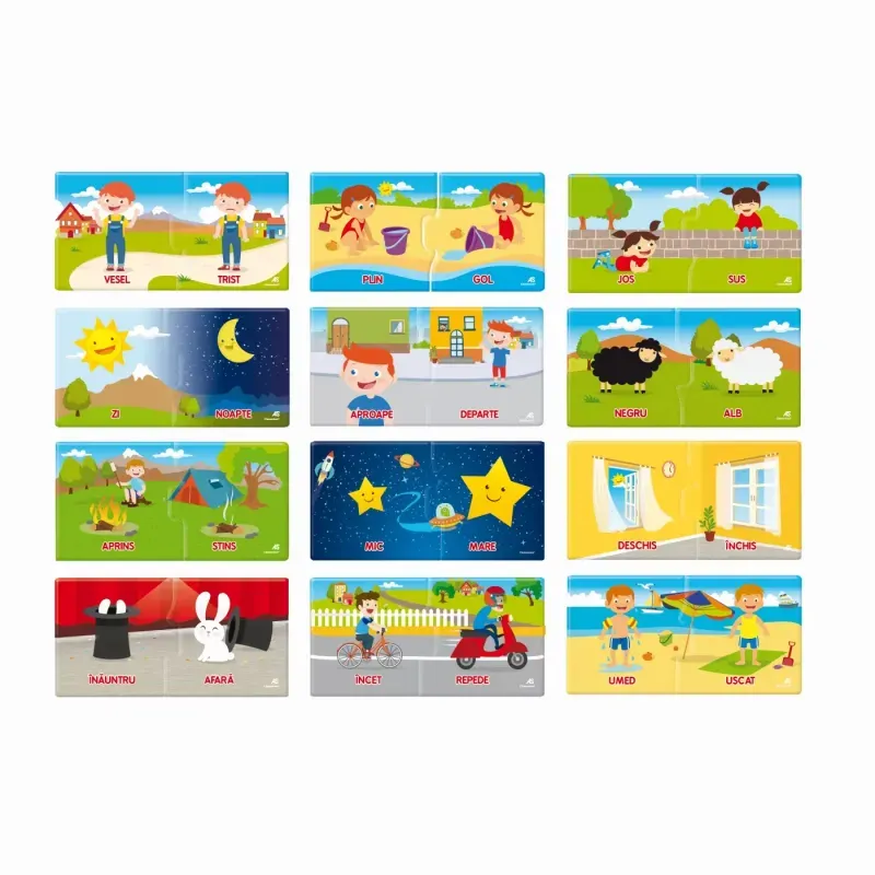 Jucarii, Copii si Bebe - Jucarii si jocuri - Jocuri si puzzle - Jocuri de societate - Agerino Jocul Opozitiilor - Infinity.ro