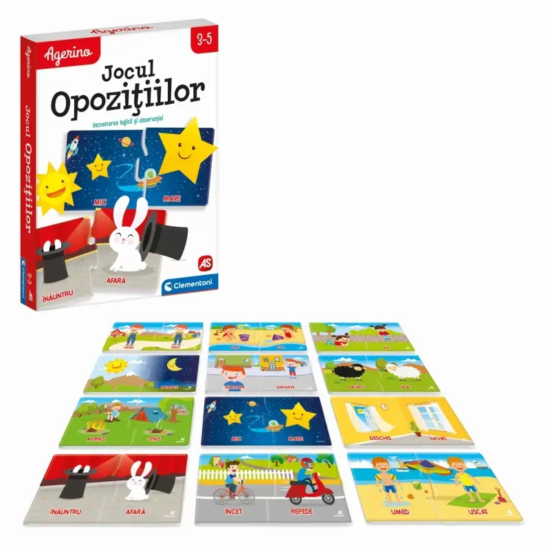 Jucarii, Copii si Bebe - Jucarii si jocuri - Jocuri si puzzle - Jocuri de societate - Agerino Jocul Opozitiilor - Infinity.ro