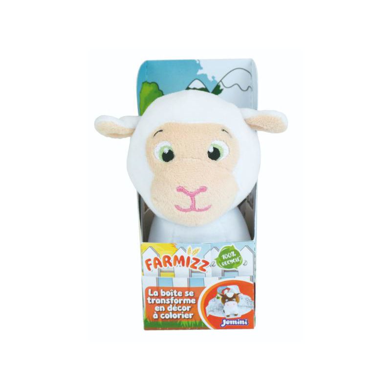 Jucarii, Copii si Bebe - Jucarii si jocuri - Jucarii bebelusi - Jucarii interactive bebelusi - Jucarie Plus Jemini In Cutie Pentru Colorat 15cm Oita - Infinity.ro