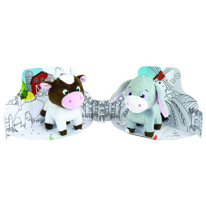 Jucarii, Copii si Bebe - Jucarii si jocuri - Jucarii bebelusi - Jucarii interactive bebelusi - Jucarie Plus Jemini In Cutie Pentru Colorat 15cm Oita - Infinity.ro