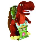 Jucarii, Copii si Bebe - Jucarii si jocuri - Jucarii de plus - Jucarie Plus Muzicala Jemini Cu Lumini 25cm Dinozaur - T-Rex - Infinity.ro