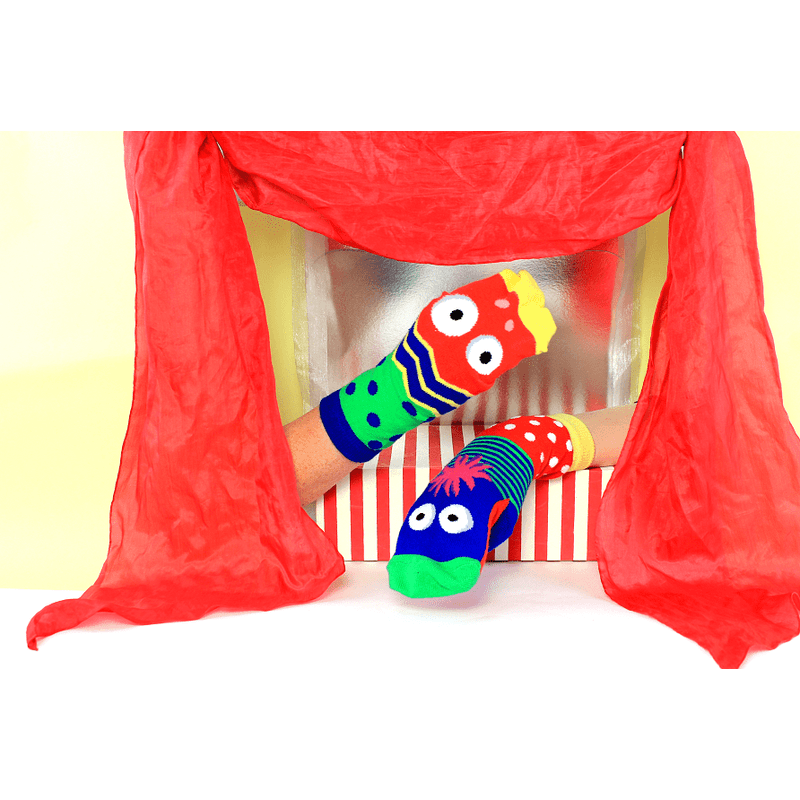 Fashion, accesorii si bijuterii - Copii - Lenjerie si pijamale copii - Sosete si dresuri copii - Set 6 sosete pentru copii Puppets - Infinity.ro