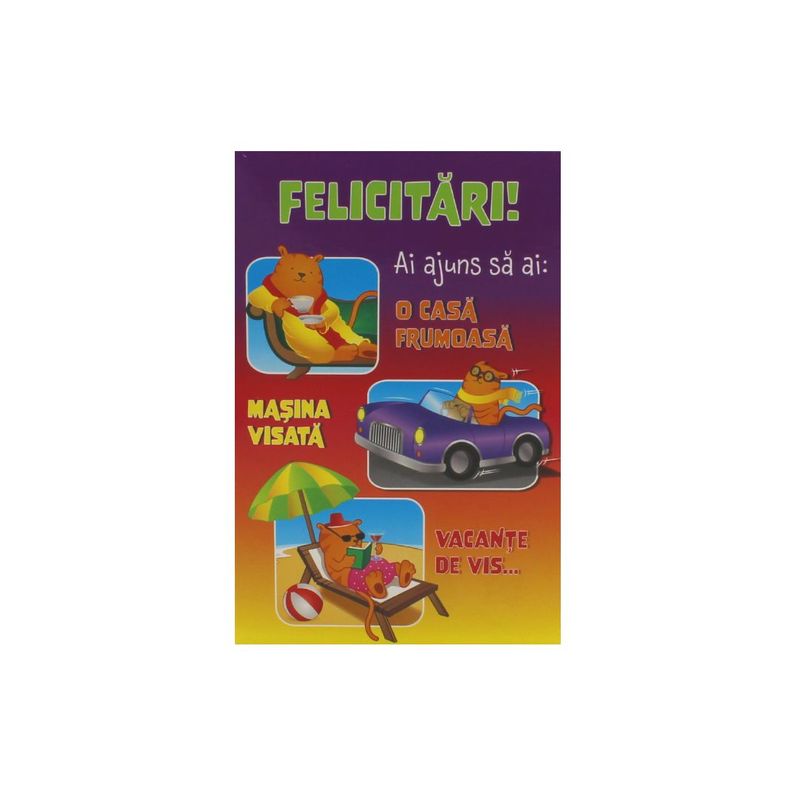 Market - Cadouri - Felicitari - Felicitare cu mesaj haios Happy life - Infinity.ro