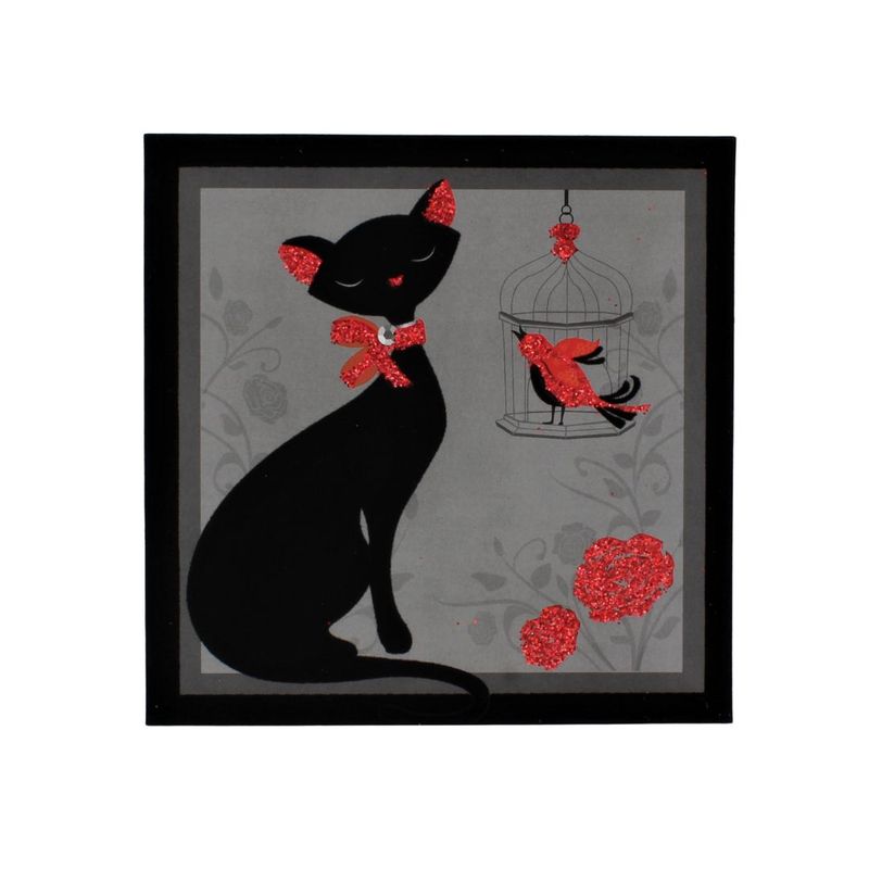 Market - Cadouri - Felicitari - Felicitare Gold Sparkle Cat - Infinity.ro