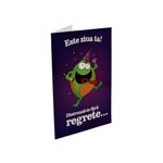 Market - Cadouri - Felicitari - Felicitare Gold Party Frog - Infinity.ro