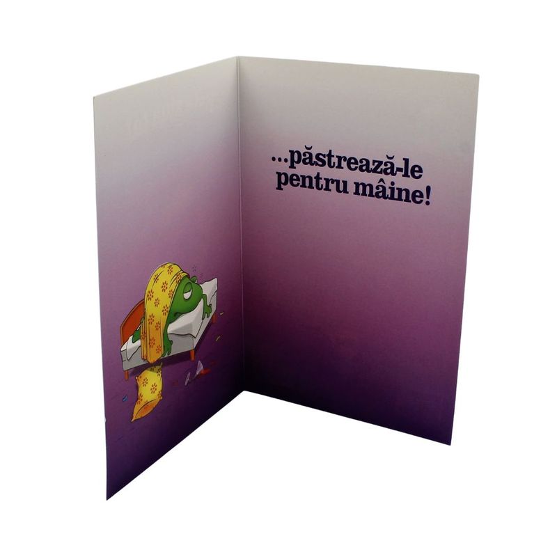 Market - Cadouri - Felicitari - Felicitare Gold Party Frog - Infinity.ro