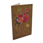 Market - Cadouri - Felicitari - Felicitare Gold Craft Flamingo - Infinity.ro
