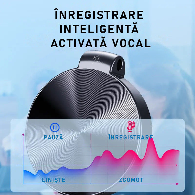 TV, Audio-Video si Foto - Portabile audio - Reportofoane - Mini reportofon breloc, S30, activare vocala, 8 GB - Infinity.ro