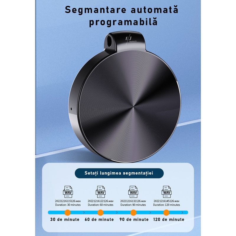 TV, Audio-Video si Foto - Portabile audio - Reportofoane - Mini reportofon breloc, S30, activare vocala, 8 GB - Infinity.ro