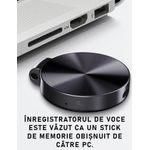 TV, Audio-Video si Foto - Portabile audio - Reportofoane - Mini reportofon breloc, S30, activare vocala, 8 GB - Infinity.ro