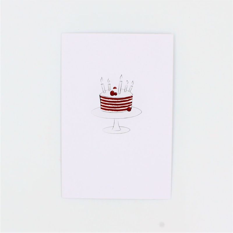 Market - Cadouri - Felicitari - Felicitare Top Trend Cake Sketch - Infinity.ro