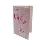 Market - Cadouri - Felicitari - Felicitare Gold Pink Girl - Infinity.ro