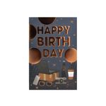 Market - Cadouri - Felicitari - Felicitare Gold Gleaming Birthday - Infinity.ro