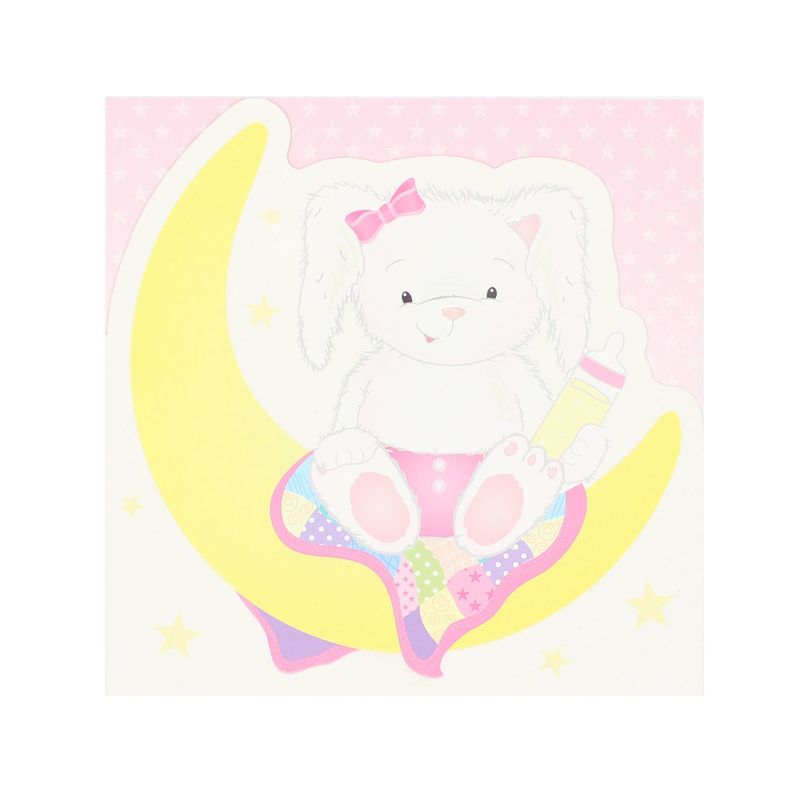 Market - Cadouri - Felicitari - Felicitare Gold Happy Baby Girl - Infinity.ro