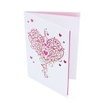 Market - Cadouri - Felicitari - Felicitare Premium Laser Hearts - Infinity.ro