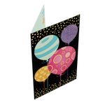 Market - Cadouri - Felicitari - Felicitare Gold Festive Balloons - Infinity.ro