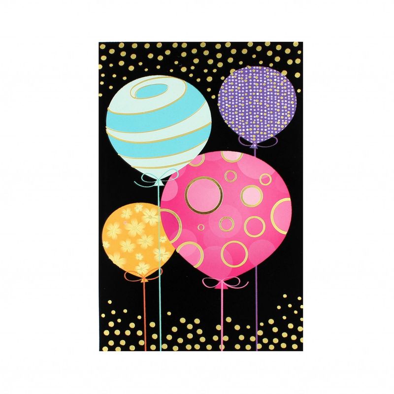 Market - Cadouri - Felicitari - Felicitare Gold Festive Balloons - Infinity.ro