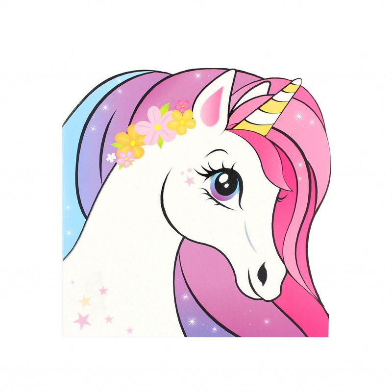 Market - Cadouri - Felicitari - Felicitare Gold Flower Unicorn - Infinity.ro