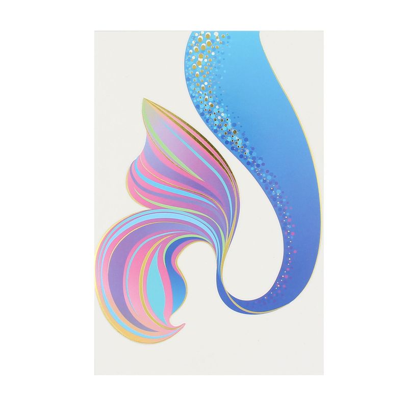 Market - Cadouri - Felicitari - Felicitare Gold Mermaid Tail - Infinity.ro