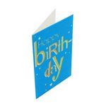 Market - Cadouri - Felicitari - Felicitare Gold Vibrant B-day - Infinity.ro