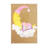 Market - Cadouri - Felicitari - Felicitare Gold Sleepy Pink Moon - Infinity.ro