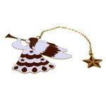 Carti si Birotica - Carti - Accesorii pentru cititori - Decoratiune semn de carte ingeras trompeta Craciun - Infinity.ro