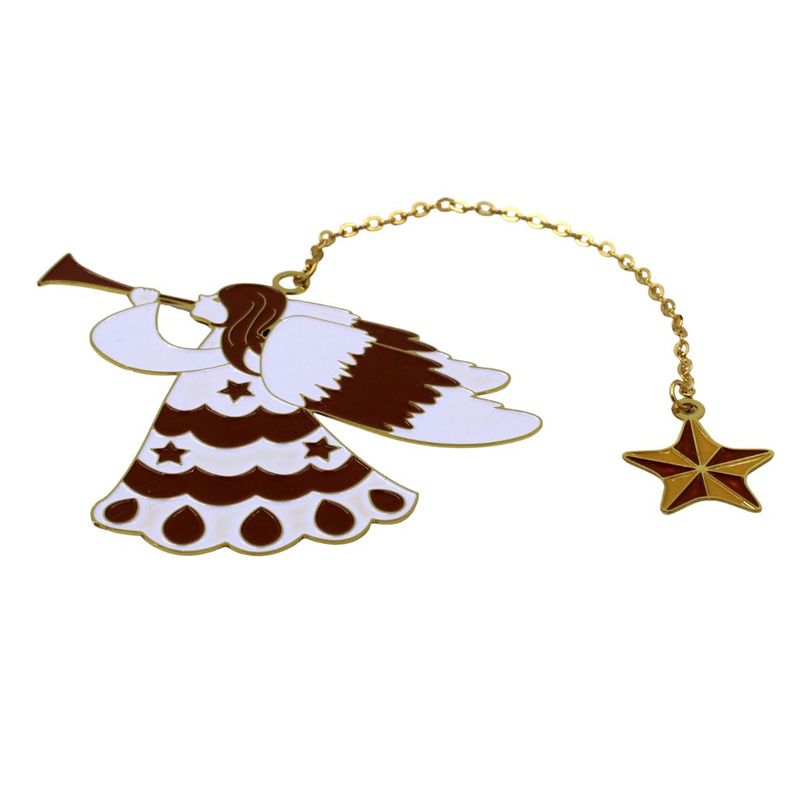 Carti si Birotica - Carti - Accesorii pentru cititori - Decoratiune semn de carte ingeras trompeta Craciun - Infinity.ro