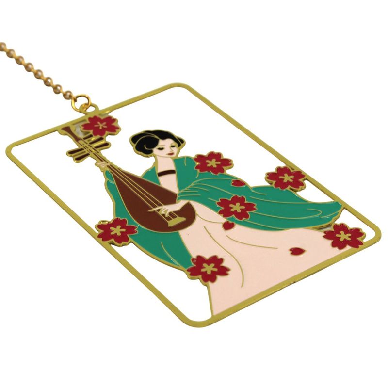 Carti si Birotica - Carti - Accesorii pentru cititori - Decoratiune semn carte doamna cu harpa Zen - Infinity.ro