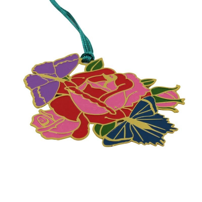 Carti si Birotica - Carti - Accesorii pentru cititori - Decoratiune semn carte trandafir cu fluturi Zen - Infinity.ro