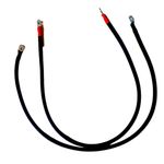 Auto si Moto - Reparatii si depanare - Redresoare - Set cablu baterie, diametru 35 mm, negru, papuci 35mm, 2x200 cm - Infinity.ro