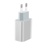 Laptop, Telefoane si Tablete - Telefoane mobile si accesorii - Accesorii Telefoane - Incarcatoare telefoane - Incarcator retea PD 18W, 2 iesiri USB-C si USB A alb gri - Infinity.ro