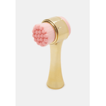 Ingrijire personala si Cosmetice - Aparate & accesorii ingrijire personala - Aparate cosmetice - Aparate intretinere si ingrijire corporala - Perie cu doua fete pentru curatare Faciala,Scrubber Silicon si Perie de spalare manuala a fetei, Auriu ABYZ - Infinity.ro