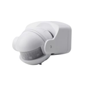 Senzor de miscare, Alb, cu deschidere 180º