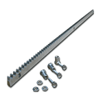 Casa si Gradina - Constructii - Usi interior, exterior si garaj - Kit-uri automatizari porti si usi garaj - Cremaliera metalica zincata 30 x 12 mm - lungime 1 m - Infinity.ro