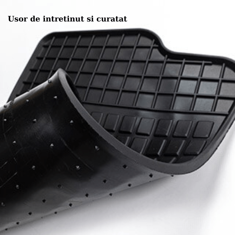 Auto si Moto - Intretinere auto - Covorase auto - Set 4 buc. covorase premium din cauciuc MITSUBISHI L200 2019, negru - Infinity.ro