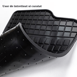 Auto si Moto - Intretinere auto - Covorase auto - Set 4 buc. covorase premium din cauciuc compatibile Dacia Sandero III 2020, negru - Infinity.ro