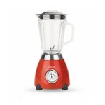 Electronice si Electrocasnice - Electrocasnice bucatarie - Mixere, tocatoare & roboti de bucatarie - Blendere si mini tocatoare - Blender RETRO Zilan ZLN7075 Rosu, capacitate 1.5 L, putere 500W, lame din otel - Infinity.ro