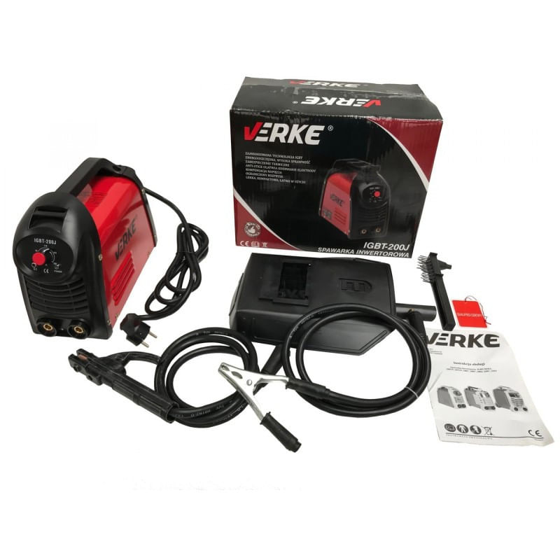 Casa si Gradina - Constructii - Scule electrice si accesorii - Aparate de sudura - Aparat de sudura Invertor electronic MMA 200A IGBT-200J V75001 Verke - Infinity.ro