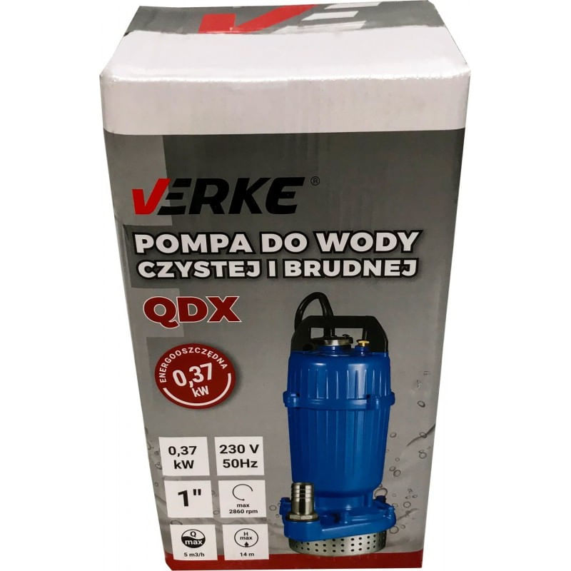 Casa si Gradina - Gradinarit si plante - Instalatii si accesorii pentru irigatii - Pompe apa - Pompa pentru apa murdara si drenaj 370W 5mc/h VERKE V60021 - Infinity.ro